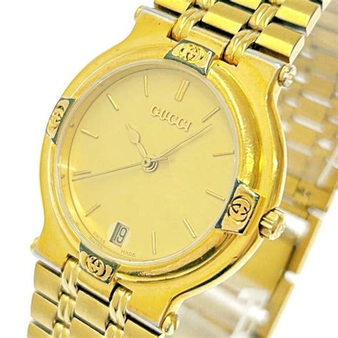 gold gucci watch 9200m|gucci 9000m.